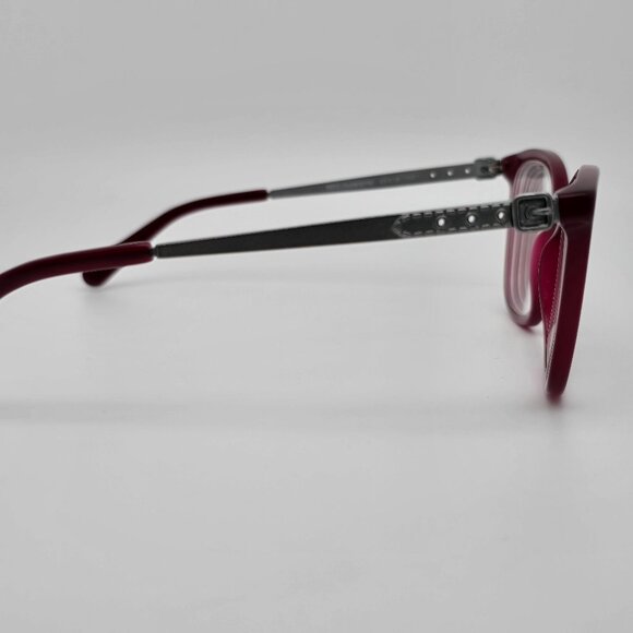 Coach HC6113 5503 Aubergine Gunmetal Cat Eye Eyeglasses Frame w/ Case 53-18-140 - Picture 6 of 16